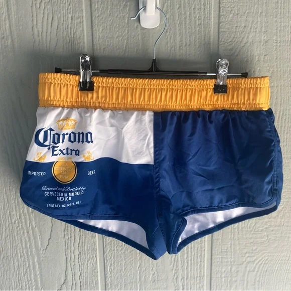 Corona Women's Shorts M - Blue and Yellow - Picture 1 of 5